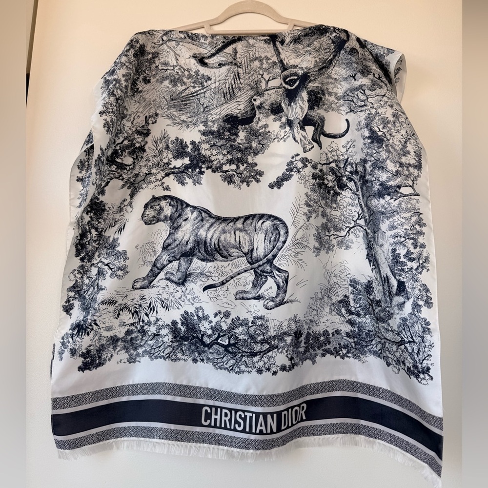 Dior Sauvage Blue fonce Silk Poncho